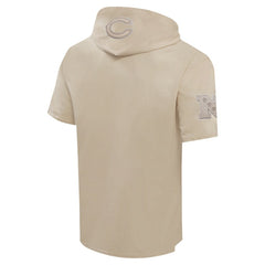 Chicago Bears Pro Standard Neutrals Capsule Short Sleeve Pullover Hoodie