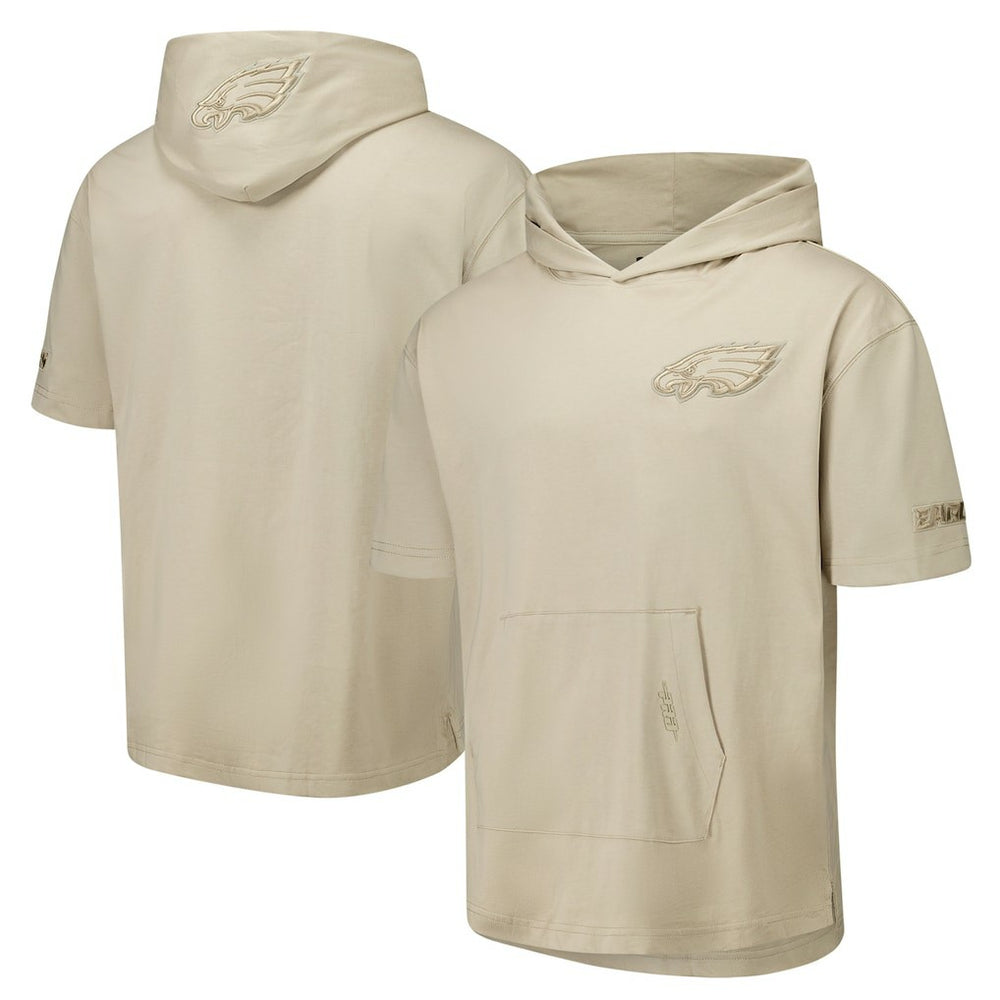 Philadelphia Eagles Pro Standard Neutrals Capsule Short Sleeve Pullover Hoodie