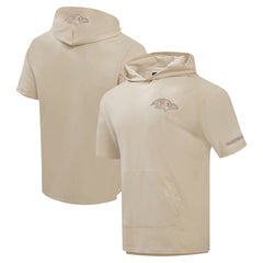 Baltimore Ravens Pro Standard Neutrals Capsule Short Sleeve Pullover Hoodie