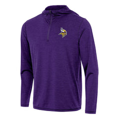 Minnesota Vikings Antigua Tidy Quarter-Zip Pullover Hoodie