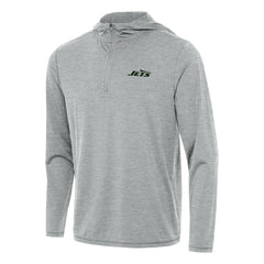 New York Jets Antigua Tidy Quarter-Zip Pullover Hoodie