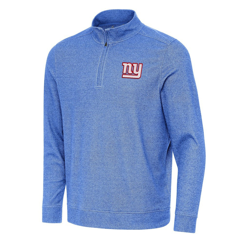 New York Giants Antigua Subtle Quarter-Zip Top