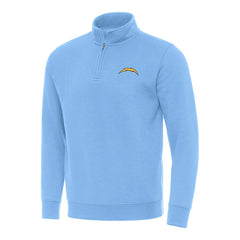 Los Angeles Chargers Antigua Victory Quarter-Zip Pullover Top