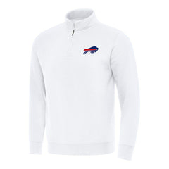 Buffalo Bills Antigua Victory Quarter-Zip Pullover Top