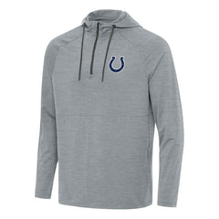Indianapolis Colts Antigua Spikes Quarter-Zip Pullover Hoodie
