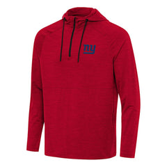 New York Giants Antigua Spikes Quarter-Zip Pullover Hoodie