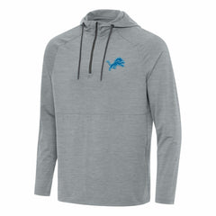 Detroit Lions Antigua Spikes Quarter-Zip Pullover Hoodie