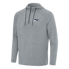 Seattle Seahawks Antigua Spikes Quarter-Zip Pullover Hoodie