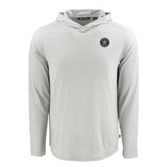 Houston Astros Cutter & Buck Coastline Epic Comfort Eco Recycled Long Sleeve Hoodie T-Shirt | MLB New