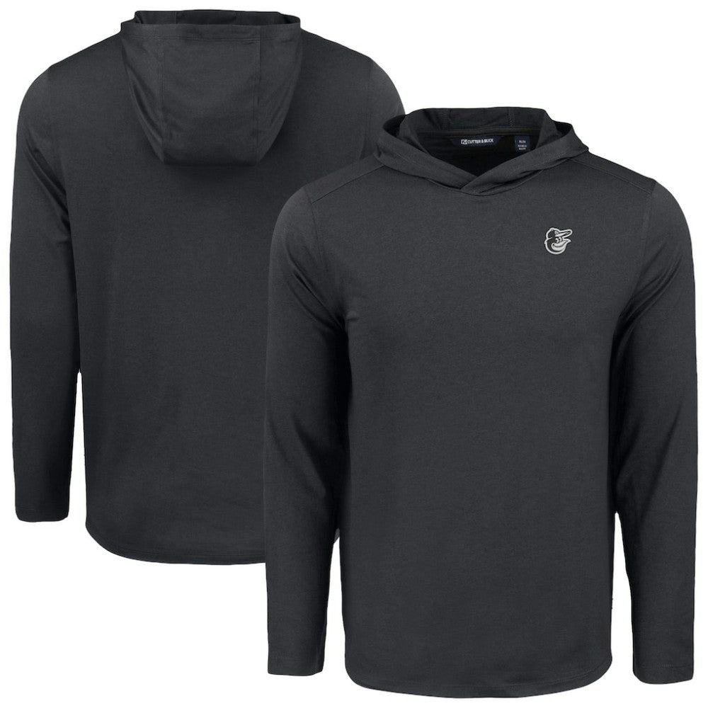 Baltimore Orioles Cutter & Buck Coastline Epic Comfort Eco Recycled Long Sleeve Hoodie T-Shirt | MLB Online