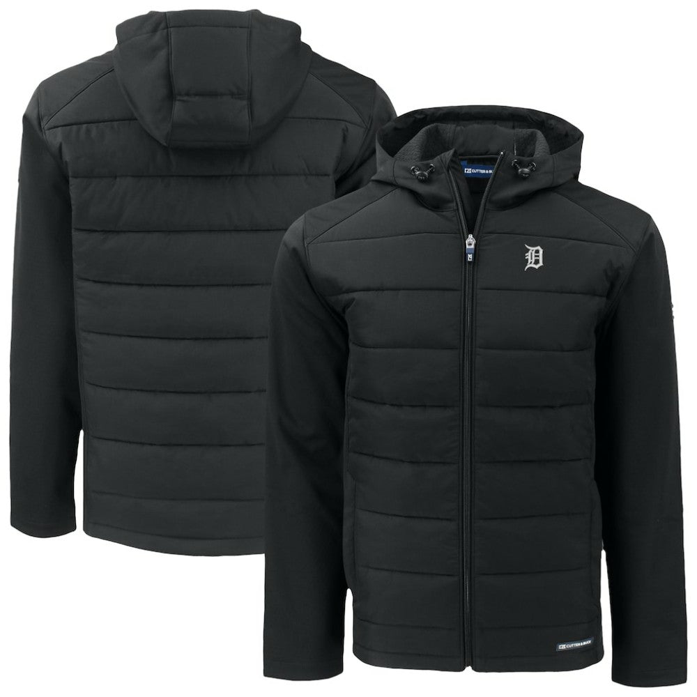 Detroit Tigers Cutter & Buck Evoke Hybrid Eco Softshell Recycled Full-Zip Jacket | MLB Near me