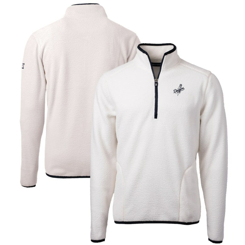 Los Angeles Dodgers Cutter & Buck Cascade Eco Fleece Quarter-Zip Jacket | MLB US