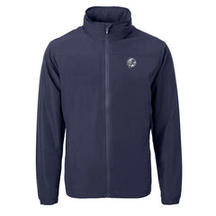 New York Yankees Cutter & Buck Charter Eco Recycled Full-Zip Hoodie Jacket | MLB Discount