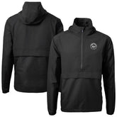 New York Mets Cutter & Buck Charter Eco Recycled Anorak Half-Zip Hoodie Jacket | MLB For sale