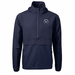 New York Mets Cutter & Buck Charter Eco Recycled Anorak Half-Zip Hoodie Jacket | MLB On Sale