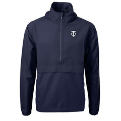 Minnesota Twins Cutter & Buck Charter Eco Recycled Anorak Half-Zip Hoodie Jacket | MLB Sale