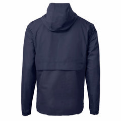 Milwaukee Brewers Cutter & Buck Charter Eco Recycled Anorak Half-Zip Hoodie Jacket | MLB Online