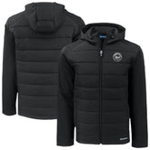 New York Mets Cutter & Buck Evoke Hybrid Eco Softshell Recycled Full-Zip Hooded Jacket | MLB For sale