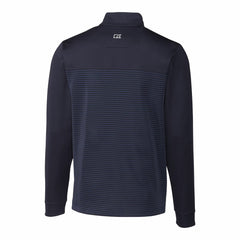 New York Mets Cutter & Buck Traverse Eco Stripe Tri-Blend DryTec Quarter-Zip Jacket | MLB For sale