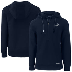 Los Angeles Dodgers Cutter & Buck Roam Eco Recycled Tri-Blend Half-Zip Hoodie | MLB Outlet