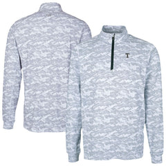 Texas Rangers Cutter & Buck Traverse Eco Camo Tri-Blend DryTec Quarter-Zip Top | MLB Shop