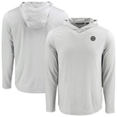 Washington Nationals Cutter & Buck Coastline Epic Comfort Eco Recycled Long Sleeve Hoodie T-Shirt | MLB Sale