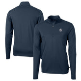 New York Yankees Cutter & Buck Big & Tall Virtue Eco Pique Quarter-Zip Jacket | MLB On Sale