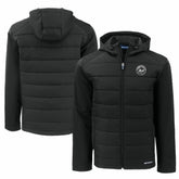 New York Mets Cutter & Buck Big & Tall Evoke Hybrid Eco Softshell Recycled Full-Zip Hooded PrimaLoft Jacket | MLB New