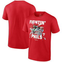 Trea Turner, Bryce Harper, & Kyle Schwarber Philadelphia Phillies Fightin Phils T-Shirt | MLB Outlet