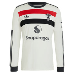 Alejandro Garnacho Manchester United Originals 2024/25 Third Replica Long Sleeve Jersey Cream - Adidas