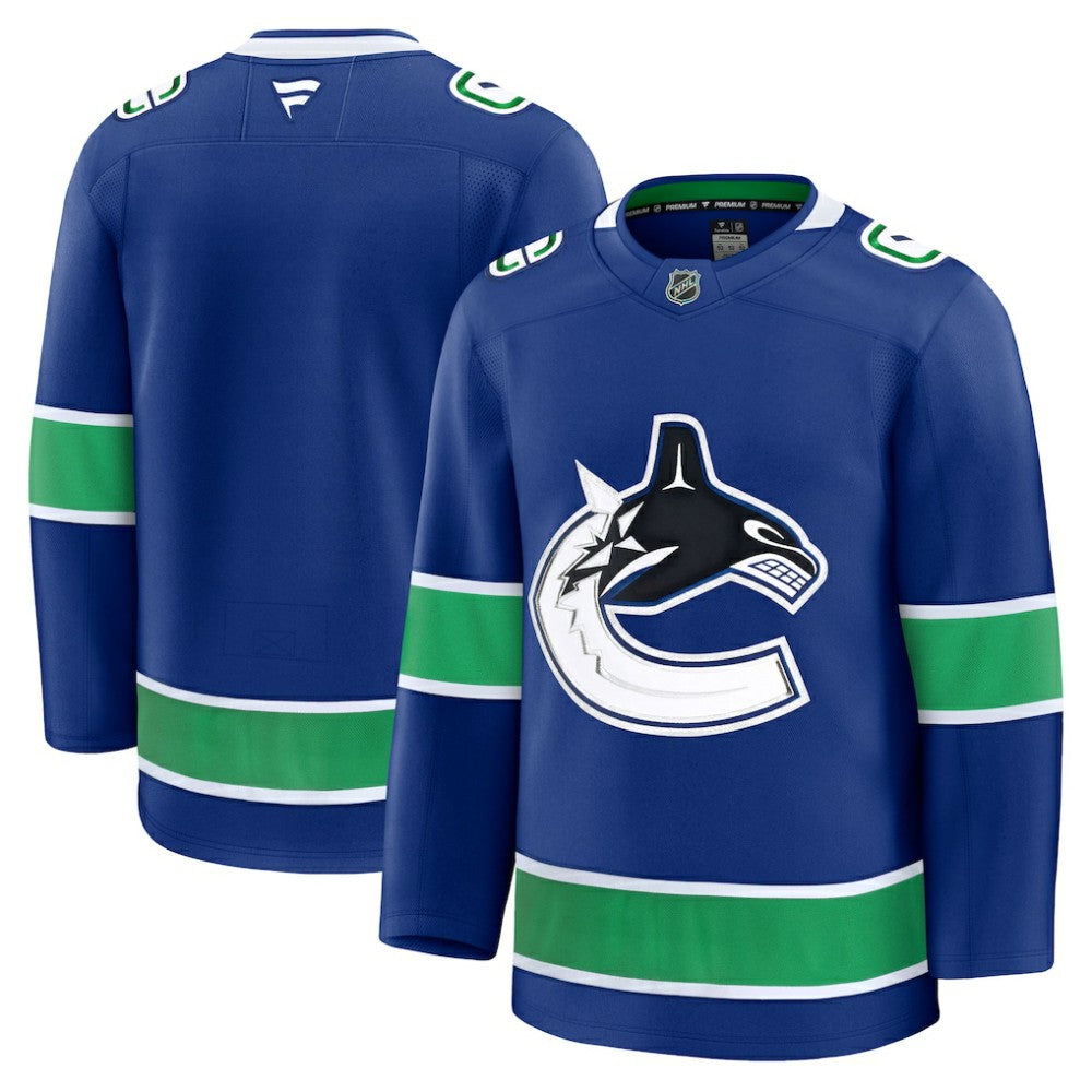 Vancouver Canucks Fanatics Home Premium Jersey On Sale