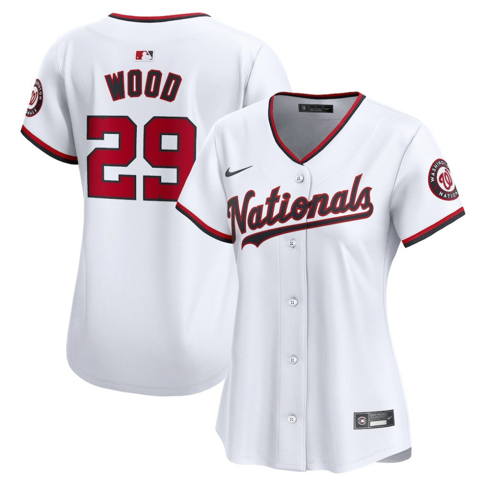 James Wood Washington Nationals Nike Women's Home Limited Player Jersey | MLB Outlet