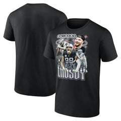 Las Vegas Raiders Fanatics Maxx Crosby Notorious Player Graphic T-Shirt