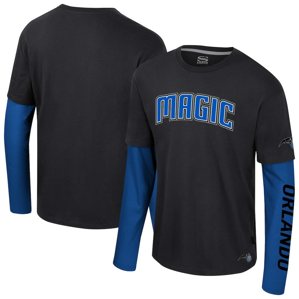 Orlando Magic Stadium Essentials Unisex Spectator 2fer Long Sleeve T-Shirt For Sale