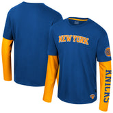 New York Knicks Stadium Essentials Unisex Spectator 2fer Long Sleeve T-Shirt Outlet