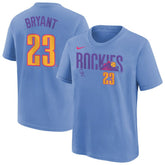 Kris Bryant Colorado Rockies Nike Youth Fuse City Connect Name & Number T-Shirt | MLB For sale