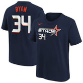 Nolan Ryan Houston Astros Nike Youth Fuse City Connect Name & Number T-Shirt | MLB Discount