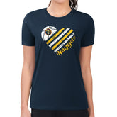 Denver Nuggets G-III 4Her by Carl Banks Women's Super-Slim Fit Lightweight Heart Team T-Shirt sale Discount