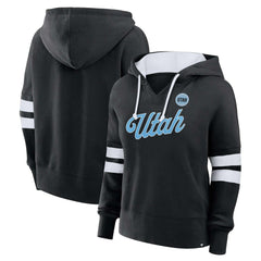 Utah Mammoth Fanatics Women's Oversized Seize V-Neck Pullover Hoodie Outlet