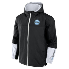 Utah Mammoth Fanatics Crash the Net Full-Zip Hoodie Jacket For Sale