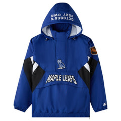 Toronto Maple Leafs OVO x Starter Half-Zip Hooded Jacket Sale