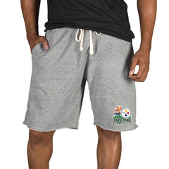 Pittsburgh Steelers Concepts Sport Mainstream Tri-Blend Shorts