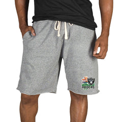 Las Vegas Raiders Concepts Sport Mainstream Tri-Blend Shorts