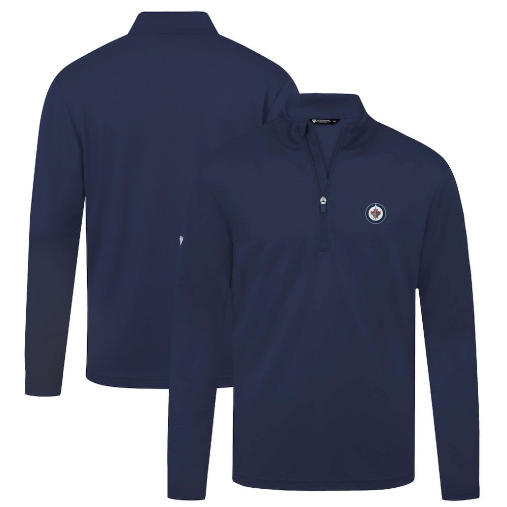 Winnipeg Jets Levelwear Heron Insignia Core Quarter-Zip Jacket On Sale
