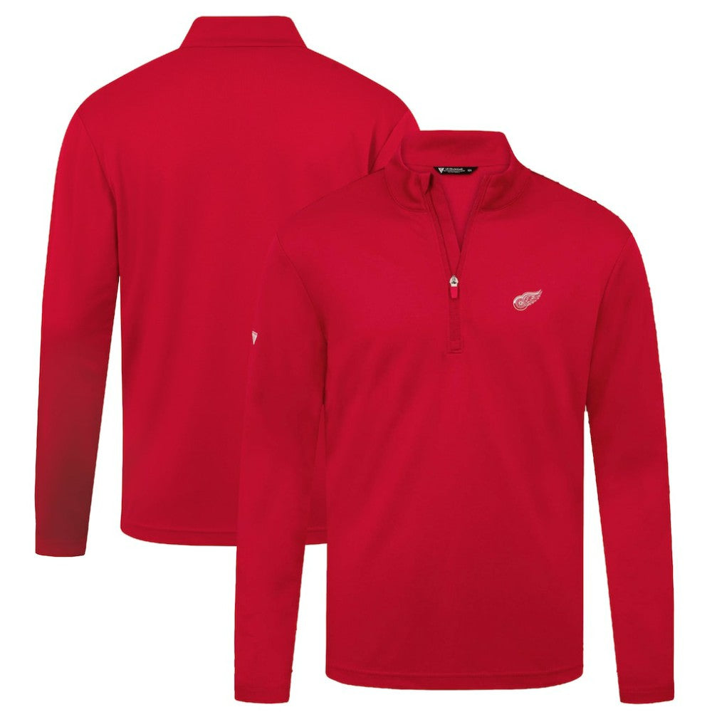 Detroit Red Wings Levelwear Heron Insignia Core Quarter-Zip Jacket On Sale