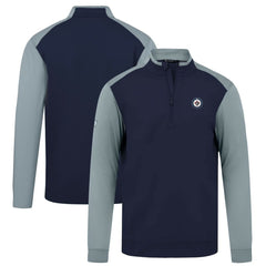 Winnipeg Jets Levelwear Bayou Insignia Core Quarter-Zip Pullover Top On Sale