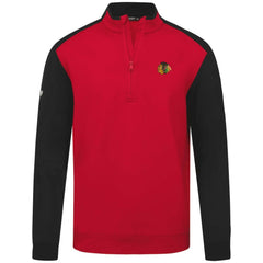 Chicago Blackhawks Levelwear Bayou Insignia Core Quarter-Zip Pullover Top Sale