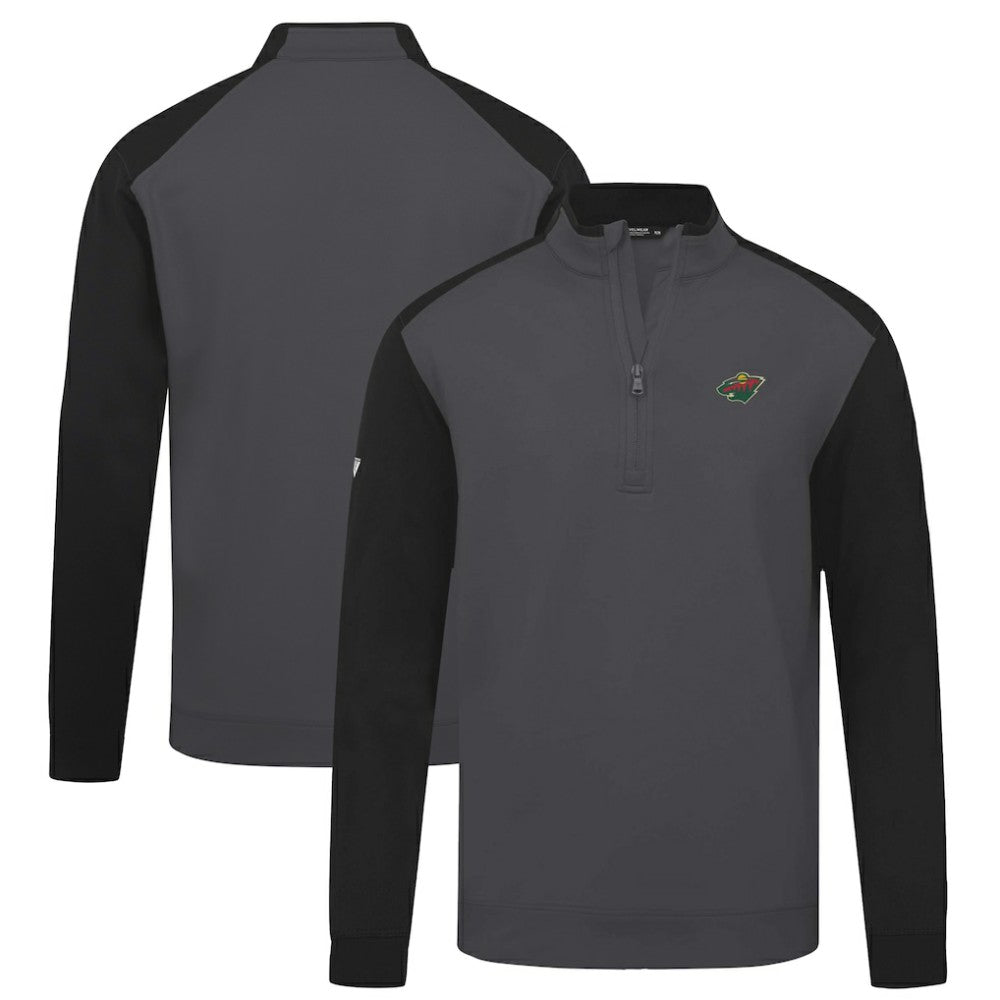 Minnesota Wild Levelwear Bayou Insignia Core Quarter-Zip Pullover Top Online