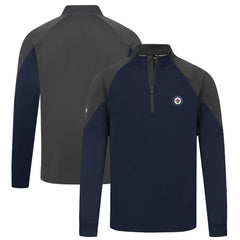 Winnipeg Jets Levelwear Cadet Insignia Core Quarter-Zip Pullover Top For Sale