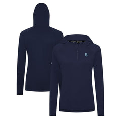 Seattle Kraken Levelwear Women's Raven Insignia Core Quarter-Zip Jacket Outlet